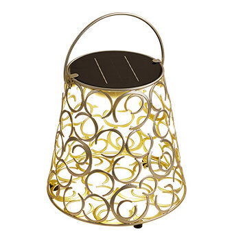 LED Solar Powered Table Lamp with USB Charging